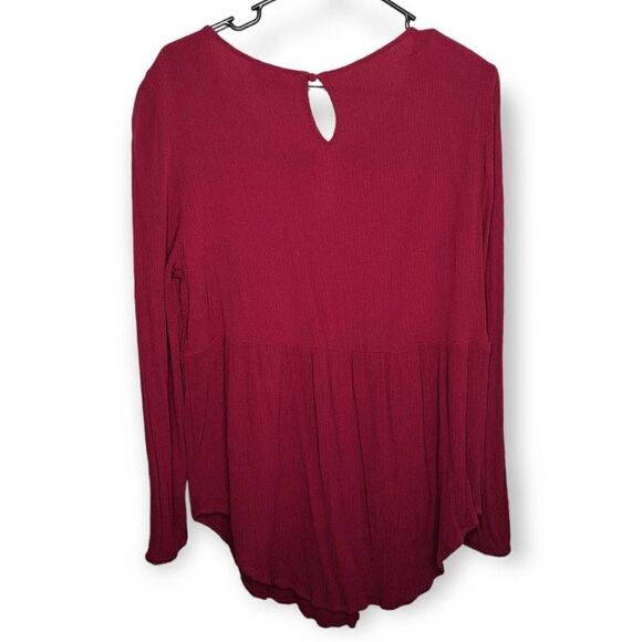 Torrid Babydoll Gauze Keyhole Front Tunic Top size 0X - Picture 5 of 8